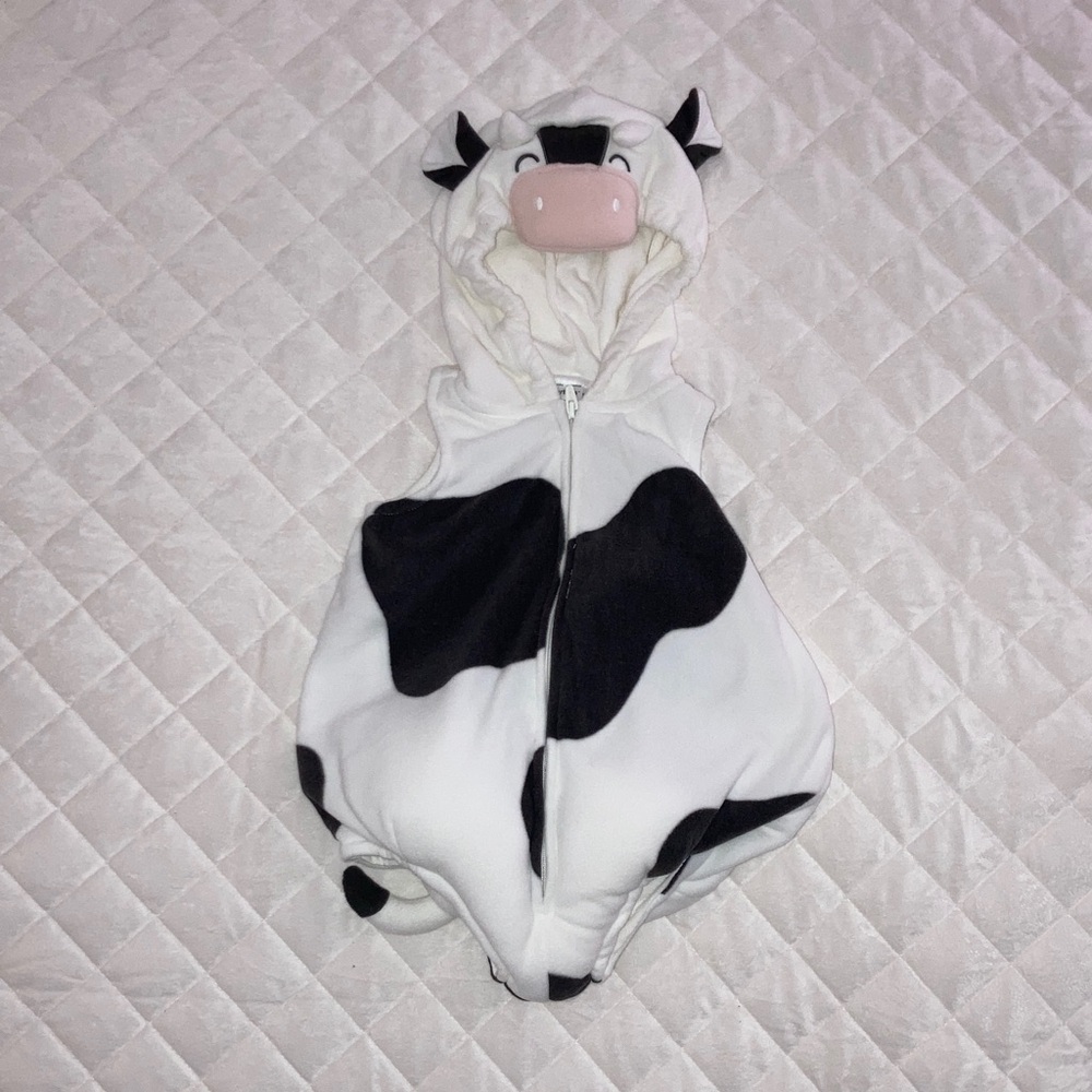 #68. 🆕 NWT - Carter's Black and White Cow Print Costume - Picture 2 of 9